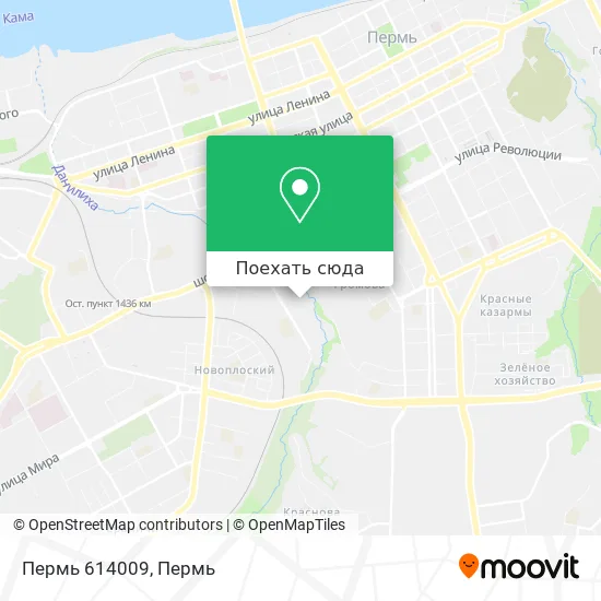 Карта Пермь 614009