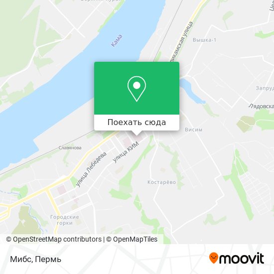 Карта Мибс