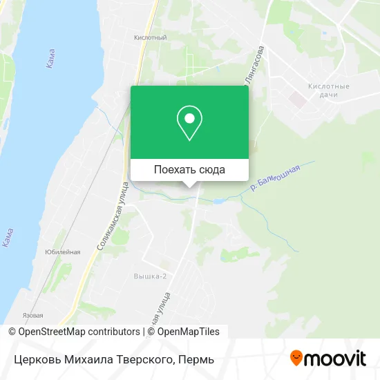 Карта Церковь Михаила Тверского