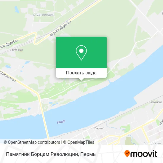 Карта Памятник Борцам Революции