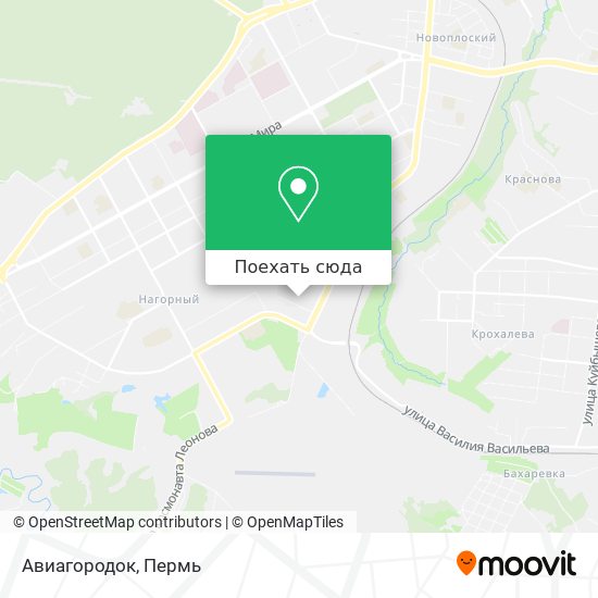 Карта Авиагородок