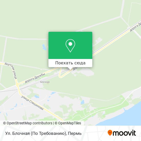 Карта Ул. Блочная (По Требованию)