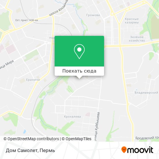 Карта Дом Самолет