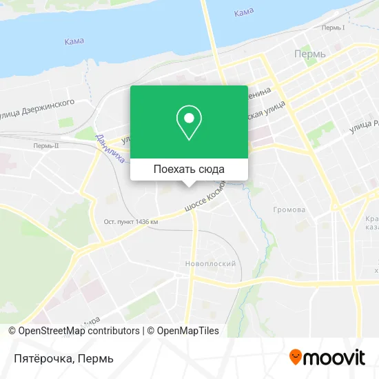 Карта Пятёрочка