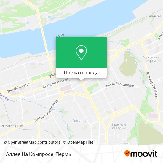 Карта Аллея На Компросе