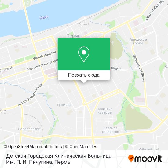 Карта Детская Городская Клиническая Больница Им. П. И. Пичугина