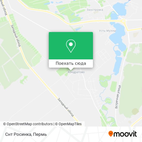 Карта Снт Росинка