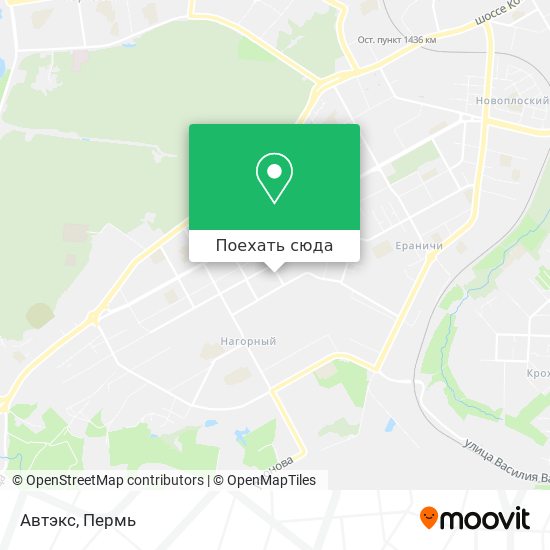 Карта Автэкс