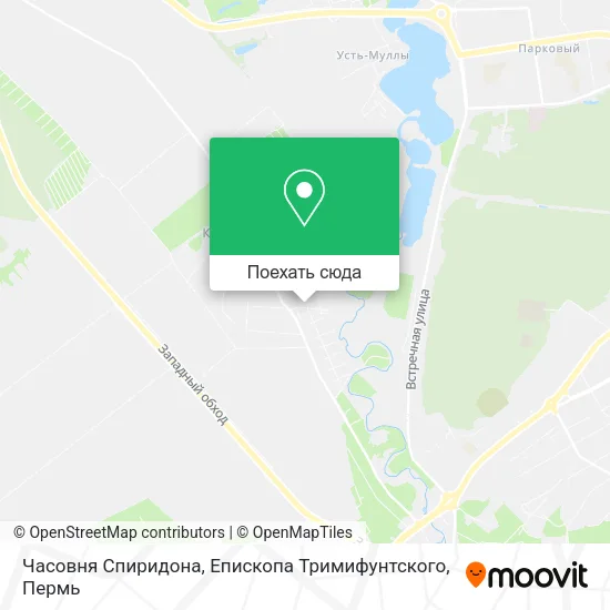 Карта Часовня Спиридона, Епископа Тримифунтского
