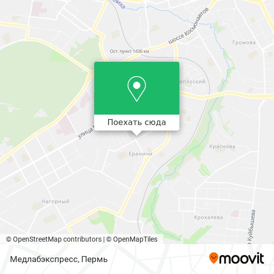 Карта Медлабэкспресс