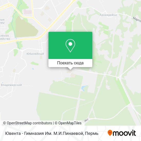 Карта Ювента - Гимназия Им. М.И.Пинаевой
