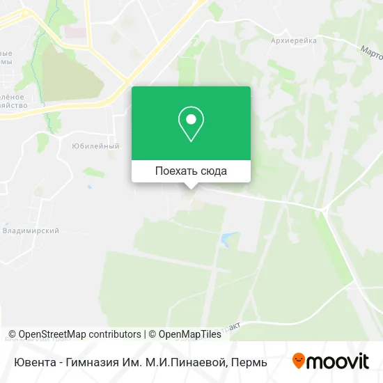Карта Ювента - Гимназия Им. М.И.Пинаевой