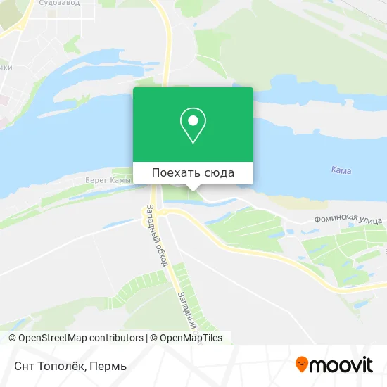 Карта Снт Тополёк