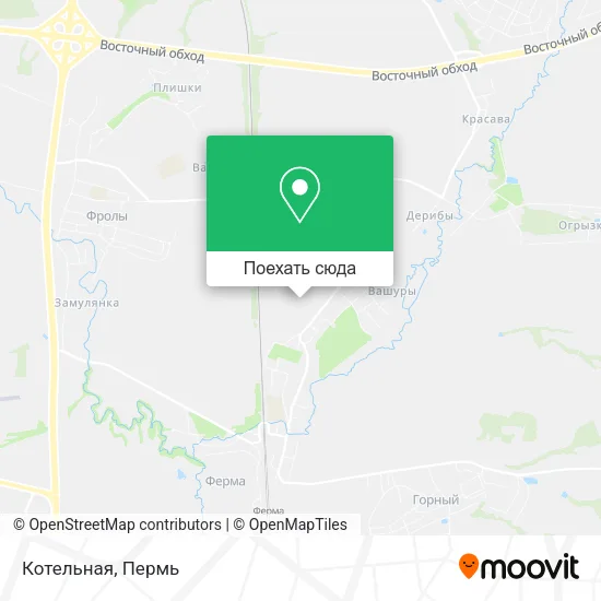 Карта Котельная