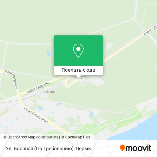 Карта Ул. Блочная (По Требованию)