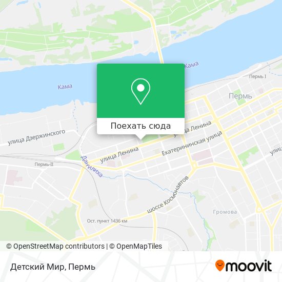 Карта Детский Мир
