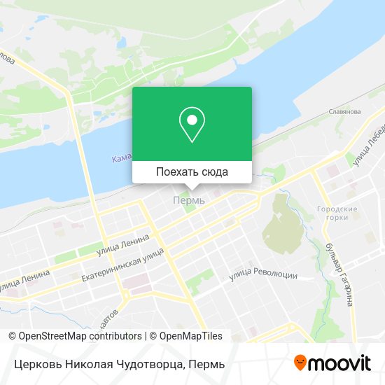Карта Церковь Николая Чудотворца