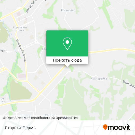 Карта Старёхи