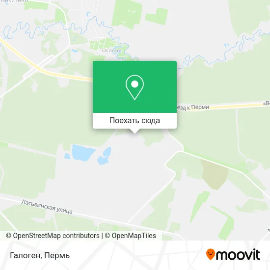 Карта Галоген
