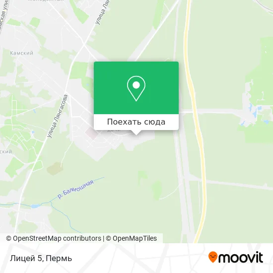 Карта Лицей 5