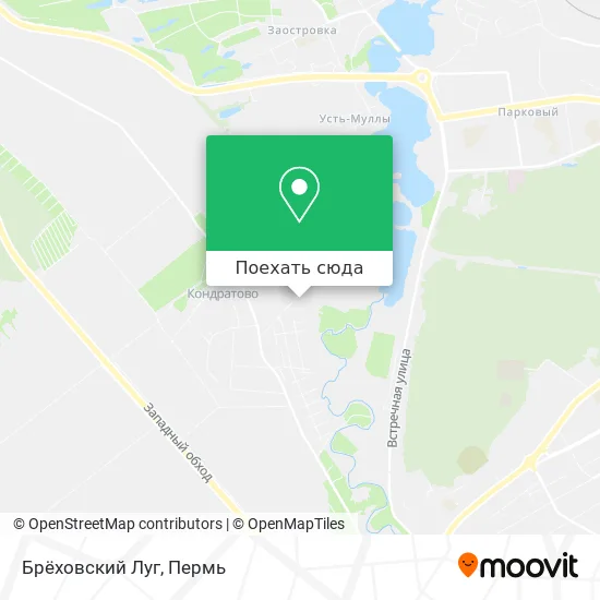 Карта Брёховский Луг