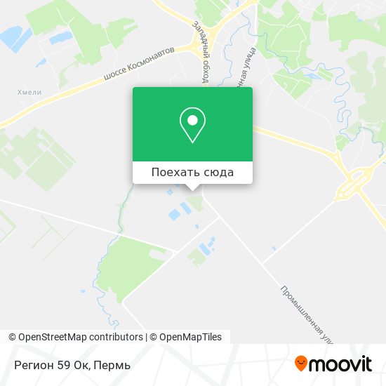 Карта Регион 59 Ок