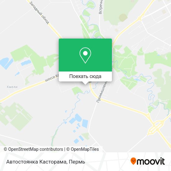 Карта Автостоянка Касторама