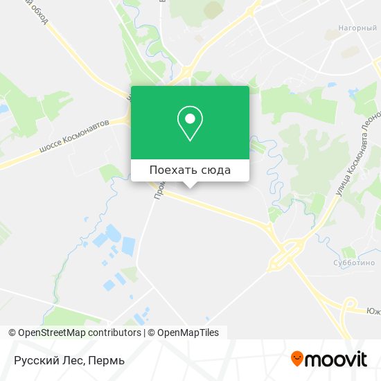 Карта Русский Лес