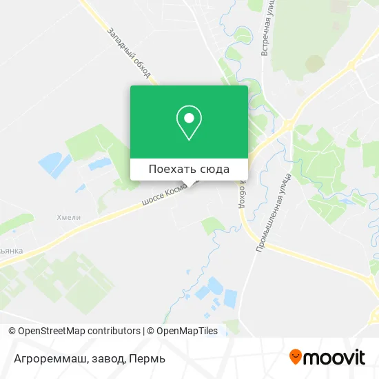 Карта Агрореммаш, завод