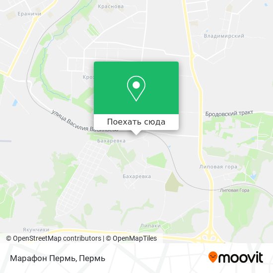 Карта Марафон Пермь