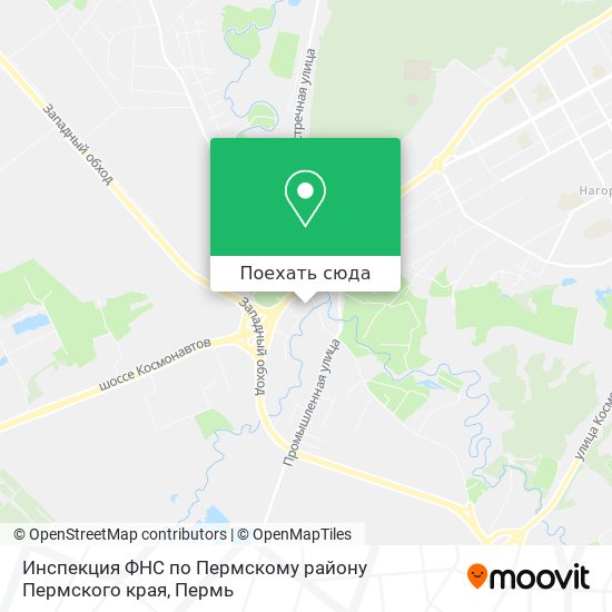 Карта Инспекция ФНС по Пермскому району Пермского края