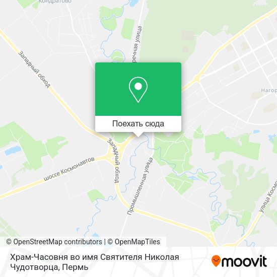 Карта Храм-Часовня во имя Святителя Николая Чудотворца
