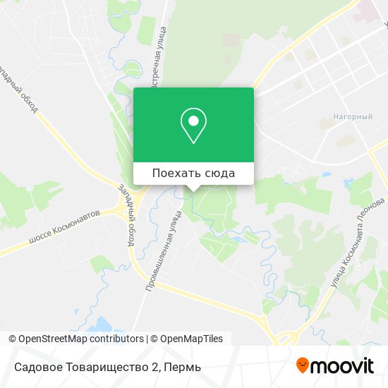 Карта Садовое Товарищество 2