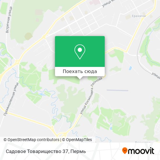 Карта Садовое Товарищество 37