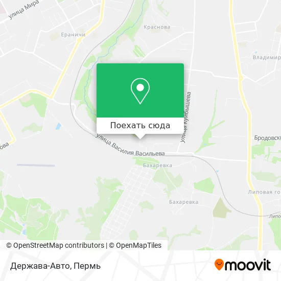 Карта Держава-Авто