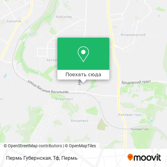 Карта Пермь Губернская, Тф
