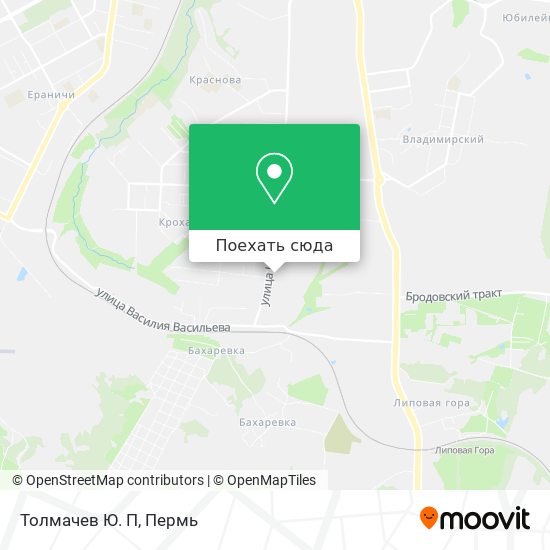 Карта Толмачев Ю. П