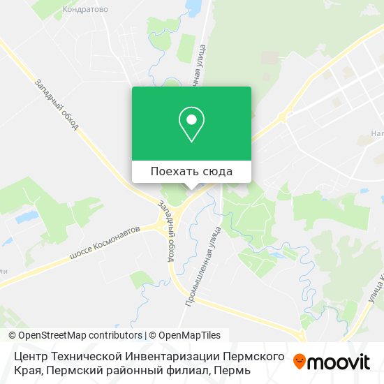 Карта Центр Технической Инвентаризации Пермского Края, Пермский районный филиал