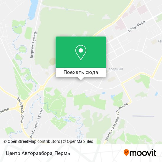 Карта Центр Авторазбора