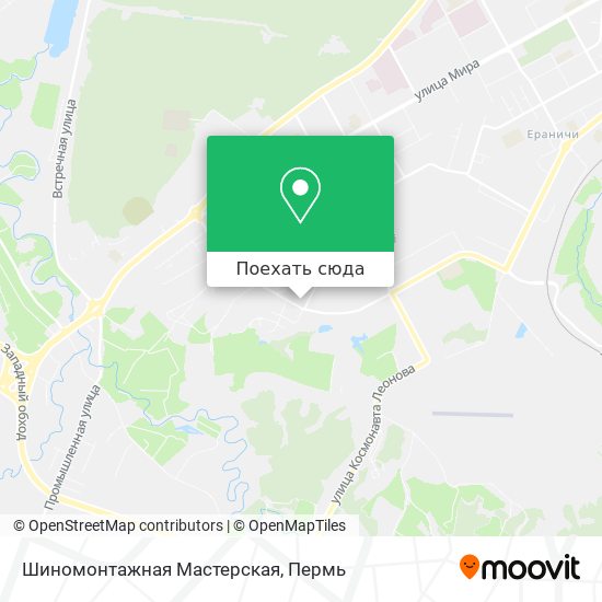 Карта Шиномонтажная Мастерская