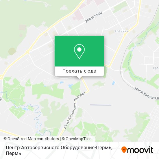Карта Центр Автосервисного Оборудования-Пермь