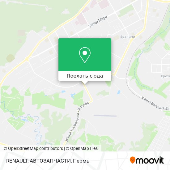 Карта RENAULT, АВТОЗАПЧАСТИ