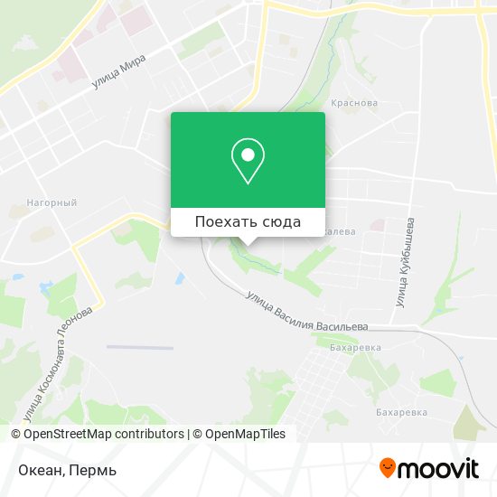 Карта Океан
