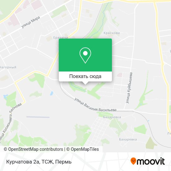Карта Курчатова 2а, ТСЖ