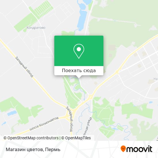 Карта Магазин цветов