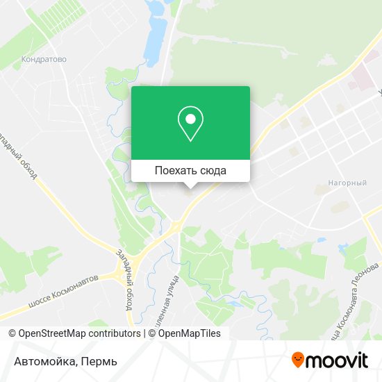Карта Автомойка
