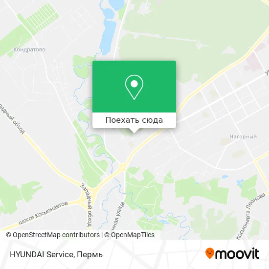 Карта HYUNDAI Service