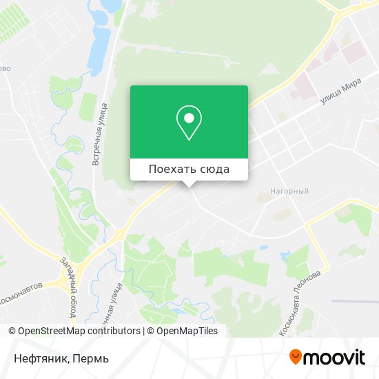 Карта Нефтяник