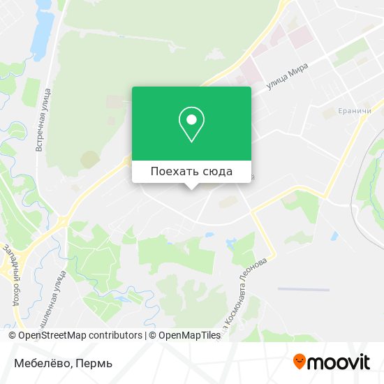 Карта Мебелёво