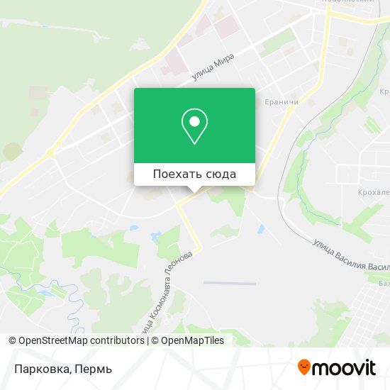 Карта Парковка